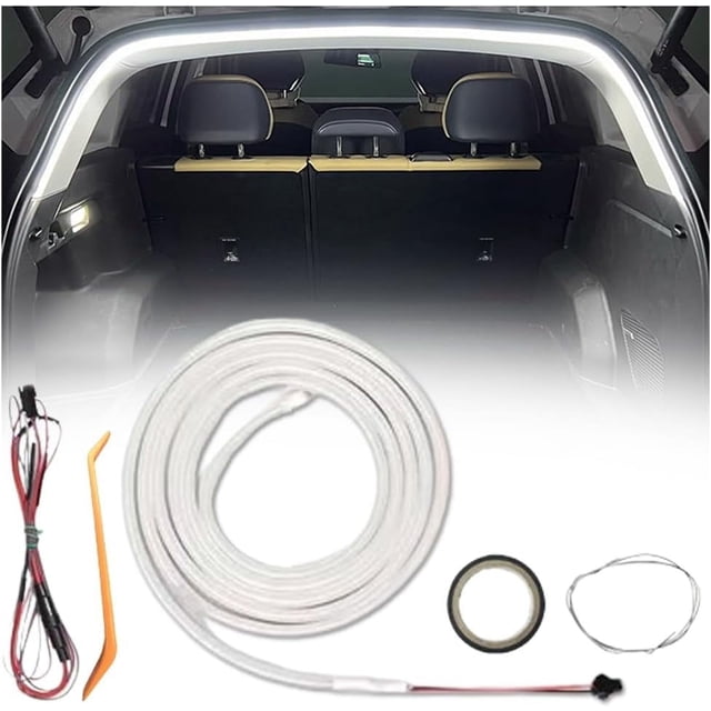 Dynamic Flowing Car Trunk Light Strip, Led Light Strip Lights for Car Trunk Cargo Area or Interior Illumination Decoration, Interior Accessories Sensor Auto ON/Off
