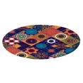 thumbnail image 1 of ziyahi Elastic Edged Waterproof Backed Fitted Table Cover Tableclothes Style tablecothes waterproof table cover J 1.2m, 1 of 9