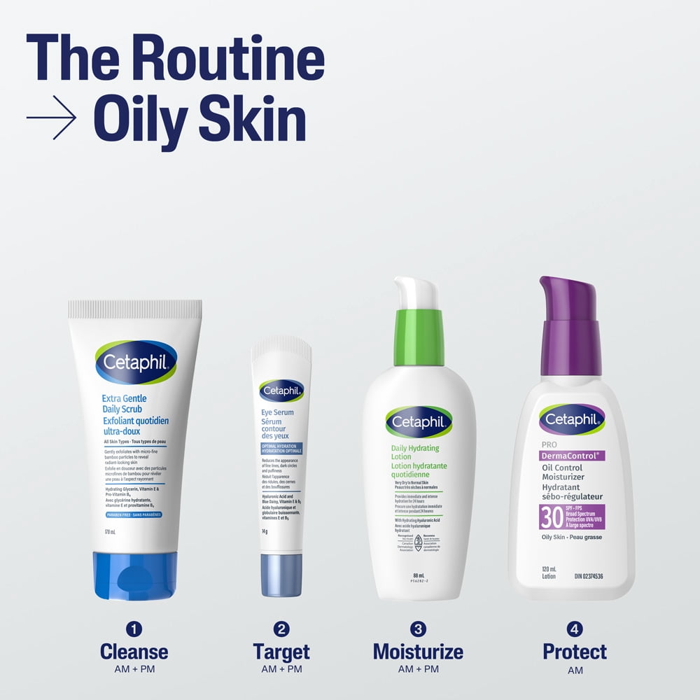 Cetaphil Exfoliant Quotidien Ultra-Doux avec des Particules Microfines de Bambou et Vitamine E / Exfolie en Douceur / pour Peau Sensible