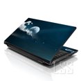 thumbnail image 1 of LSS 17 17.3 Inches Laptop Notebook Skin Sticker with 2 Wrist Pads - Reusable Cover Protector Vinyl Sticker Cover Decal Fits 17" - 19" - Moon Pattern, 1 of 1