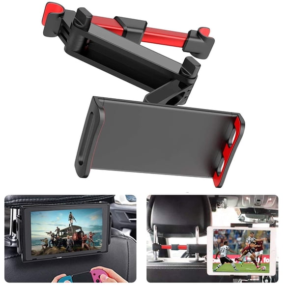 Car Tablet Holder, Headrest Tablet Mount - Universal 360 Rotating Car Seat Stand
