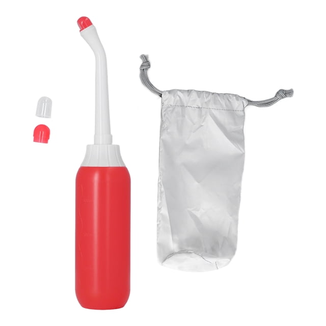 Bidet Spray Bottle, Portable Bidet Sprayer Comfortable Skin Friendly Stretchable Spray Nozzle For Men Red