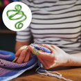thumbnail image 2 of Binwennn Clothes for Beginners Handmade Crochet Tension Ring Lefties & Righties Yarn Tension Control Ring Adjustable Hook Ring Companion Ring Yarn Regulator For Crocheters, 2 of 7