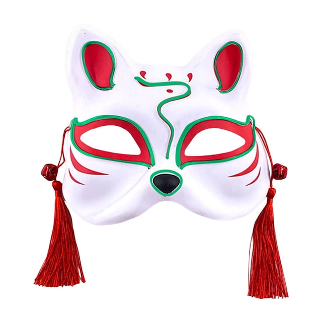 Halloween Animal Party Accessory Cute Half Face Masquerade Japanese Style