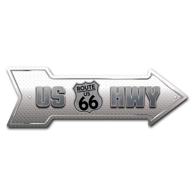 SignMission P-ARROW8-999560 8 x 24 in. Wide Us Hwy Arrow Sign