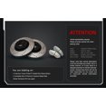 thumbnail image 2 of [Front Cross Drilled Brake Rotors Ceramic Pads] Fit 2015 2016 Honda Fit, 2 of 2