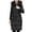 Black, variant on EGNMCR Womens Long Puffer Coat, Long Sleeve Padded Winter Down Coats, Hooded Parka Jacket Women Solid Casual Thicker Winter Slim Down Lammy Jacket Coat Overcoat Women Coat