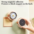 thumbnail image 4 of Kitchen Mechanical Timer, Metal Wind up 60 Minute Countdown Tool, Magnet Back 8X8X4Cm in Multicolors for Cooking Study Office, 4 of 7