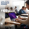 thumbnail image 2 of OXAA USB-C 65W GaN Wall Charger Block with Power Delivery 3.0, Compact Type-C Adapter, Compatible with laptops, MacBooks, iPhone, Samsung Galaxy, iPad & USB-C Enabled Devices, 2 of 7