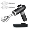 thumbnail image 1 of Kitchen in the box Cordless Rechargeable Hand Mixer for Kitchen, Portable Handheld Electric Mixer with Beaters, Whisks, 6-Speed Digital Display, Char, 1 of 6