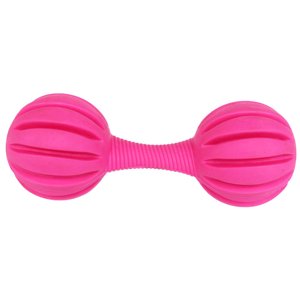 Dumbbell Dog Toy Rubber Interactive Funny Puppy Teething Chew Toy Dog Bite Toy