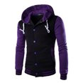 thumbnail image 1 of LUXUR Chandail à Manches Longues pour Homme, Décontracté, Automne, Violet, 2TG, 1 of 3
