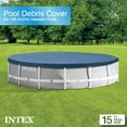 thumbnail image 2 of Intex 28032E 15 Foot Round Above Ground Swimming Pool Cover, (Pool Cover Only), 2 of 8