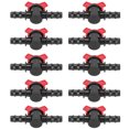 thumbnail image 1 of Hose Barb Valve, Drip Irrigation Tubing Shut-off Valve Gate Valves Plastic 10 Pcs  For 1/2 Inch Tubing For Drip Irrigation Systems, 1 of 8