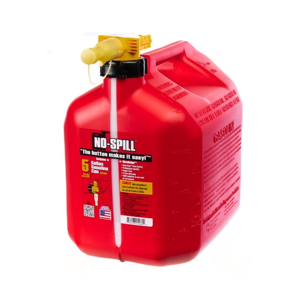 No-Spill NSP-1460 , Bidon d'Essence de 5 Gallons pour Carburant avec Rayure de Vue, Rouge