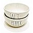thumbnail image 2 of Rae Dunn By Magenta SALT & PEPPER Ceramic 2 Piece Set Mini Seasoning Bowls Large Letter LL, 2 of 3