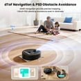 thumbnail image 2 of Lefant M330 LiDAR Navigation Robot Vacuum and Mop, 450ml Visible Dustbin, 190° PSD Obstacle Avoidance, Multi-Level Mapping, Robot Vacuum Cleaner for Hardwood Carpets Pet Hair, 2 of 12