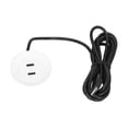 thumbnail image 2 of Dual USB Charging Ports Socket, Multipurpose Sofa USB Charging Socket Charging Protection Circuit  For Home Use White, 2 of 8