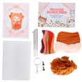thumbnail image 2 of Sheep Doll Needle Felting, DIY Wool Felting Crafts  Sheep Doll  For Hand-made Decorations For DIY Craftsmanship 208# Light Brown, 2 of 8