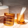 thumbnail image 4 of ZZkhGO Mouthwash Cup Set, Household Rinse Cup, Portable Toothpaste Holder with Base for Bathroom Travel Use, 4 of 6