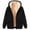 Black/womens plush lined coats, variant on aohooy Fleece Jacket Women Zip Up Hoodie Sherpa Lined Jackets Casual Warm Oversized Sweatshirts Jackets Winter Coat with Pockets 2025 Black,S