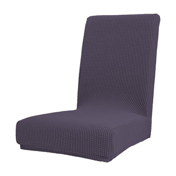 Seat Covers for Dining Room Chairs, Stretch Slipcovers Dark Blue Washable Fabric, Kitchen Chair Protectors, Kitchen Chair Seat Covers