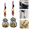 thumbnail image 1 of Clearance! Chinese Zodiac Wealth Bag Pendant Charm For Daily Fortune Rotating God Of Wealth Bag Luck And Keychain For Good Fortune, 1 of 9