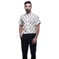 thumbnail image 1 of BESTMAN Chemise Décontractée pour Homme à Manches Courtes, Coupe Ajustée, en Coton, à Boutons, 1 of 5