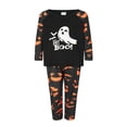 thumbnail image 1 of Halloween Pajamas Family Pajamas Set Matching Sleepwear Glow In The Dark Ghost Print Tops + Pants Set, 1 of 5