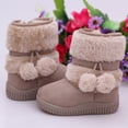 thumbnail image 1 of Heliisoer Toddler Snow Boots For Boys Girls Non Slip Booties With, 1 of 6