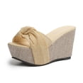 thumbnail image 1 of RKSTN Pantoufles pour Femmes Été à Semelle Compensée Plateforme Chaussures Couvrant le Pied Plateforme Pantoufles à Talons Hauts,Pantoufles pour Femmes Intérieur Extérieur, 1 of 7