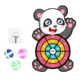 thumbnail image 1 of Planche de Fléchettes à Balle Collante Motif Panda C pour Enfants, Cible à Velcro, Jouet à Lancer Intérieur Extérieur, 1 of 4
