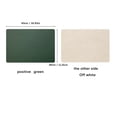 thumbnail image 3 of WHEANG Leather Placemat Home Double Sided Rectangular Insulated Table Mat Restaurant Hotel Western Food Mat Waterproof Dinner Plate Mat, 3 of 3