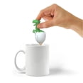 thumbnail image 4 of Oleegame 2PC Produce Storage Silicone Dinosaur Tea Bag Tea Filter Strainer Loose Tea Strainer Coffee Spice Green, 4 of 8