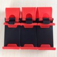 thumbnail image 4 of MasteelfCA 3 Pcs Support Portable Multifonctionnel Réglable Mains Libres pour Volant de Voiture, Montage pour Téléphone Cellulaire, Pince/pince pour Voiture (Rouge), 4 of 8