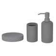 thumbnail image 2 of Mainstays Soft Touch Toothbrush Holder, Rubber coated ceramic, 1 toothbrush holder holds toothbrushes and toothpaste, 2 of 4