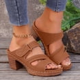 thumbnail image 1 of LSLJS Sandales de Plage à Talon Compensé Mode Décontractée Été pour Femmes, Chaussures pour Femmes, Cadeaux pour Femmes, 1 of 9
