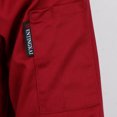 thumbnail image 2 of Retro Chef Jacket Coat Uniform Waitress Uniforms Long Sleeve Hotel Kitchen Apparel 2XL Red, 2 of 9