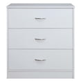 thumbnail image 4 of Mainstays 3-Drawer Dresser, White, 4 of 9
