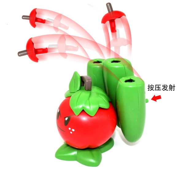 Amyove Plants Vs. Zombies Figure Toys Peashooter Gatling Pea Shooter Plastic Action Figure Model Toys