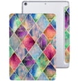 thumbnail image 1 of DuraSafe Cases for iPad 7.9 Inch Mini 4 Generation 2015 [ Mini 4th Gen ] A1538 A1550 Printed Slim Hard Shell Protective Stand Cover - Diamond Grid, 1 of 8