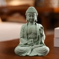 thumbnail image 4 of Statue de Buddha Assise Décorative Extérieur Intérieur Cadeau Ornement Porche Type A-02, 4 of 8