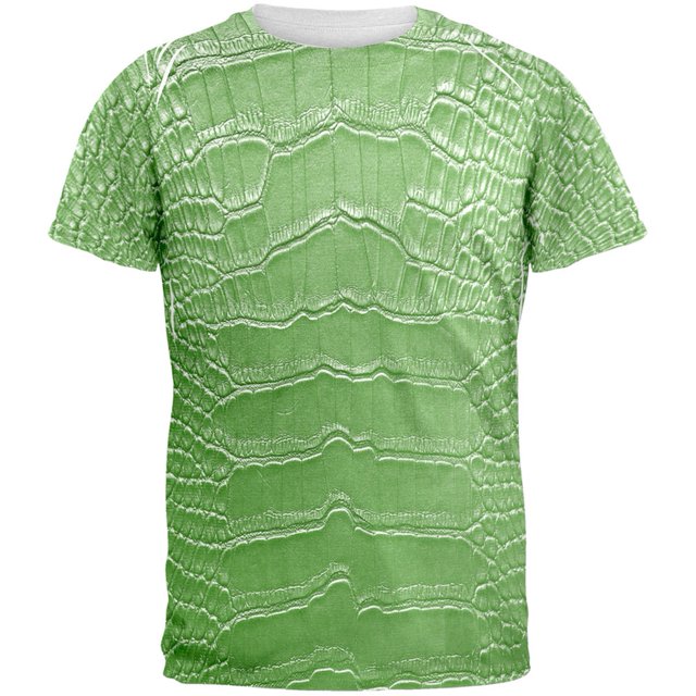 Halloween Alligator Costume All Over Adult T-Shirt