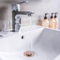 thumbnail image 4 of Oleegame 2PC Trashcans For Bedroom Washbasin Electroplating Drainer Bouncing Core Washbasin Pool Basin Copper Core Push Type Bouncing Core Leaking Plug Gold, 4 of 4