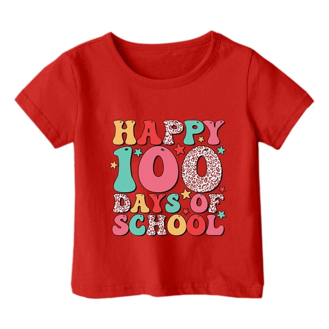 MEZZALL T-Shirts de Mode pour Garçons et Filles, Décontractés, Imprimés, Col Rond, Manches Courtes, Élégants, 10-11 Ans