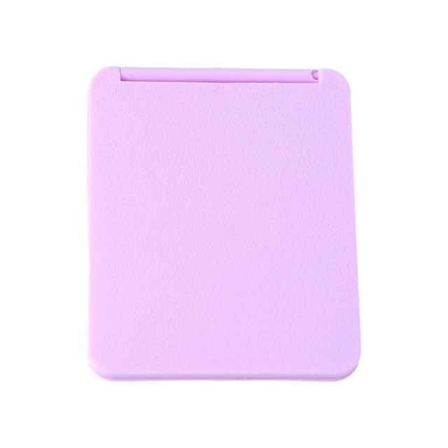 Foldable Makeup Mirror Double Sided Small Mirror HD Portable 7.5x6cm Lot R5 X1C3