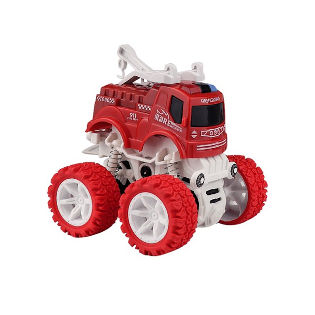 XZNGL Jouets pour Enfants Roues Motrices Voiture à Roue Motrice avec Télécommande Parentale Voiture Tout-Terrain à Quatre Roues Motrices à Rétrofriction Voiture à Friction Inertielle à Ressort