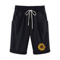 thumbnail image 1 of VEKDONE Cheap Stuff Plus Size Shorts for Women Comfort Linen Cotton Trousers Printed Plus Size Drawstring Wide Leg Short Pant With Pockets, 1 of 3