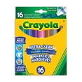 thumbnail image 1 of Crayola Ultra-Clean Washable Broad Line Markers, 16 Count, 1 of 4