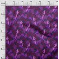 thumbnail image 3 of oneOone Tissu Polyester Spandex Prune Tropical & Oiseau Matériel de Robe Tissu Imprimé Tissu au Mètre 56 Pouces de Large, 3 of 5